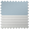 Duo Blind (Blackout), 4576 Light Blue & 1016 White - VELUX Loft Blind